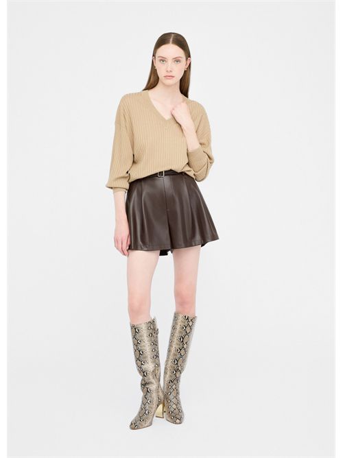 Maglia con scollo a V LIU JO | MF5390MS46J/04869